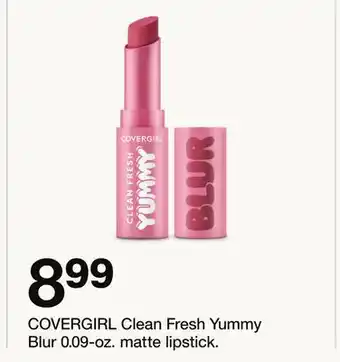 Target COVERGIRL Clean Fresh Yummy Blur 0.09-oz. matte lipstick offer