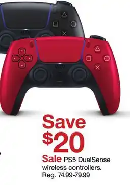 Target PS5 DualSense wireless controllers offer
