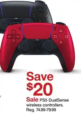 Target PS5 DualSense wireless controllers offer