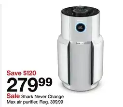 Target Shark Never Change Max air purifier offer