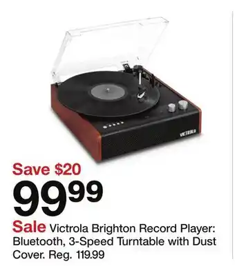Target Victrola Brighton Record Player: offer