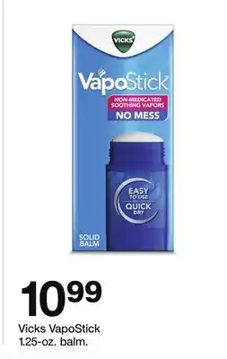 Target Vicks VapoStick 1.25 - oz. balm offer