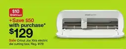 Target Cricut Joy Xtra electric die cutting tool offer