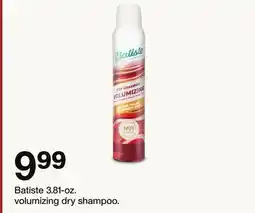 Target Batiste 3.81-oz. volumizing dry shampoo offer