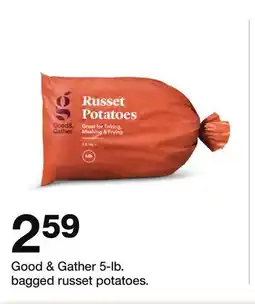 Target Good & Gather 5-lb. bagged russet potatoes offer