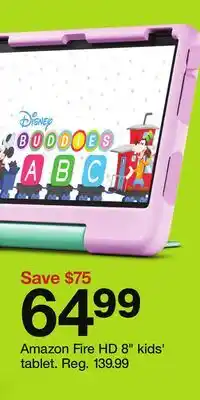 Target Amazon Fire HD 8 kids' tablet offer