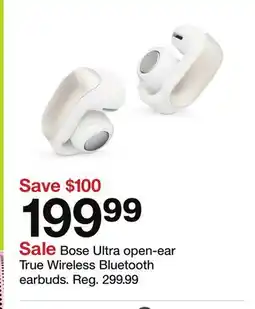 Target Bose Ultra open-ear True Wireless Bluetooth earbuds offer