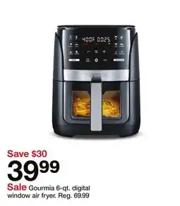 Target Gourmia 6-qt. digital window air fryer offer