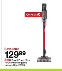 Target Bissell PowerClean FurGuard rechargeable vacuum offer