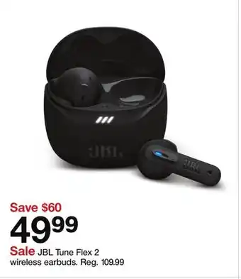 Target JBL Tune Flex 2 Wireless Earbuds offer