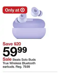Target Beats Solo Buds True Wireless Bluetooth earbuds offer