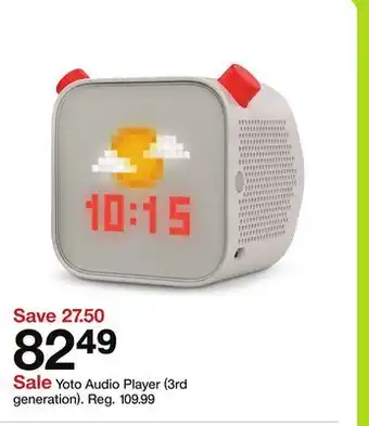Target Yoto Audio Player (3rd generation) offer