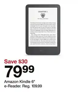 Target Amazon Kindle 6 e-Reader offer