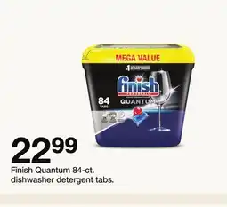 Target Finish Quantum 84-ct. dishwasher detergent tabs offer