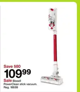 Target Bissell PowerClean stick vacuum offer