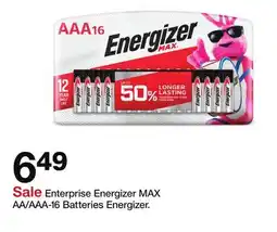 Target Enterprise Energizer MAX AA/AAA-16 Batteries Energizer offer