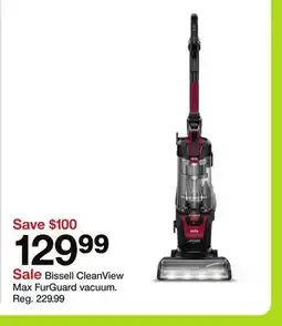 Target Bissell CleanView Max FurGuard vacuum offer