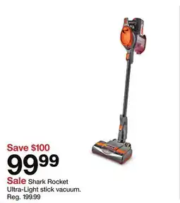 Target Shark Rocket Ultra-Light stick vacuum offer