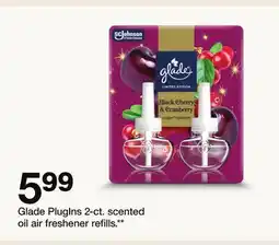 Target Glade PlugIns 2-ct. scented oil air freshener refills offer