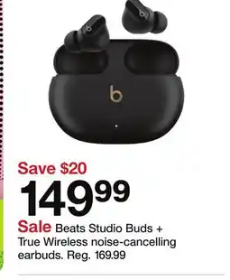 Target Beats Studio Buds + True Wireless noise-cancelling earbuds offer