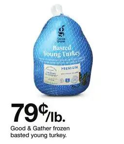 Target Good & Gather frozen basted young turkey offer