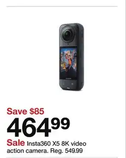 Target Insta360 X5 8K video action camera offer