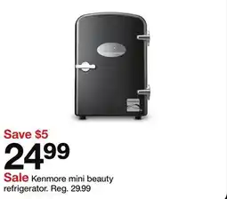 Target Kenmore mini beauty refrigerator offer