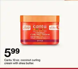 Target Cantu 12-oz. coconut curling cream with shea butter offer