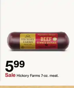 Target Hickory Farms 7-oz. meat offer