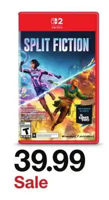 Target SPLIT FICTION offer