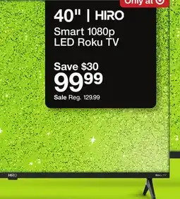Target 40 Smart 1080p LED Roku TV offer