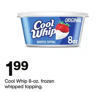 Target Cool Whip 8-oz. frozen whipped topping offer