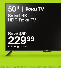 Target 50 Smart 4K HDR Roku TV offer