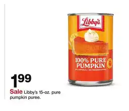 Target Libby's 15-oz. pure pumpkin puree offer