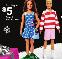 Target Select Barbie dolls offer