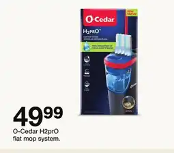 Target O-Cedar H2prO flat mop system offer
