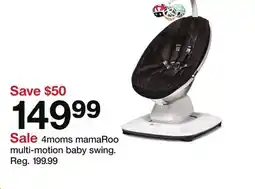 Target 4moms mamaRoo multi-motion baby swing offer