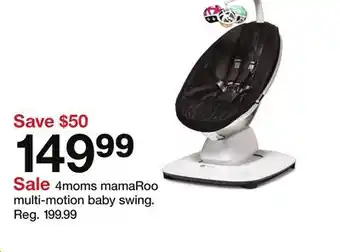 Target 4moms mamaRoo multi-motion baby swing offer