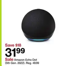 Target Amazon Echo Dot (5th Gen. 2022) offer
