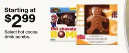 Target Select hot cocoa drink bombs offer