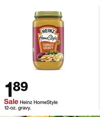 Target Heinz HomeStyle 12-oz. gravy offer