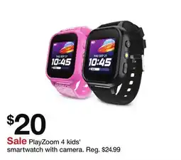 Target PlayZoom 4 kids' smartwatch with camera offer