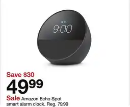Target Amazon Echo Spot smart alarm clock offer