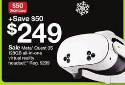 Target Meta* Quest 3S 128GB all-in-one virtual reality headset offer