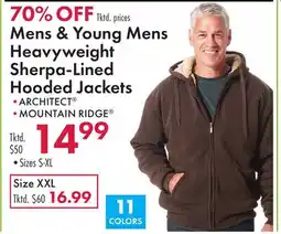 Boscov's Mens & Young Men Heavyweight Sherpa-Lined Hooded Jackets offer