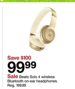 Target Beats Solo 4 wireless Bluetooth on-ear headphones offer