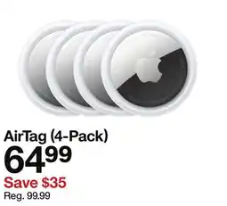 Target AirTag (4-Pack) offer