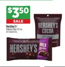 Dollar General Hershey's Baking Chips 11.5 oz. or Cocoa 6 oz offer