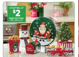 Dollar General Holiday Food Storage, Tins or Jars offer