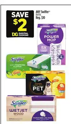 Dollar General Swiffer Refills offer